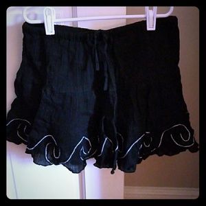 Black beach cover up